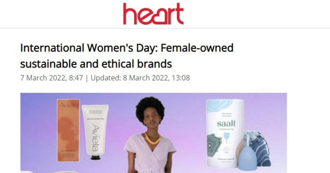 A magazine spread with the headline "We love... SOAP BARS". Various brands of soap are featured. In the top right corner, an African Shea Black Soap is shown. A caption below the image reads "African Shea Black Soap, £14, avielaskincare.com".